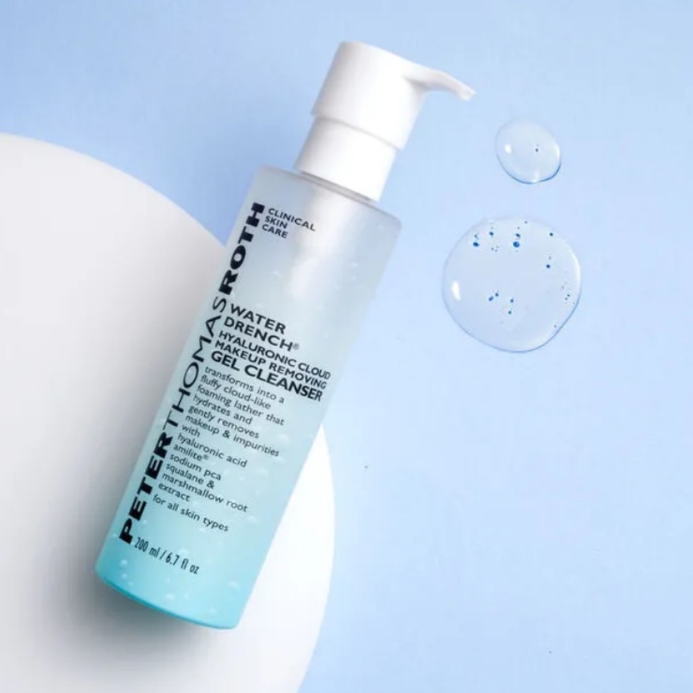 ⚫️ Peter Thomas Roth Water Drench Hyaluronic Cloud Makeup Removing Gel Cleanser